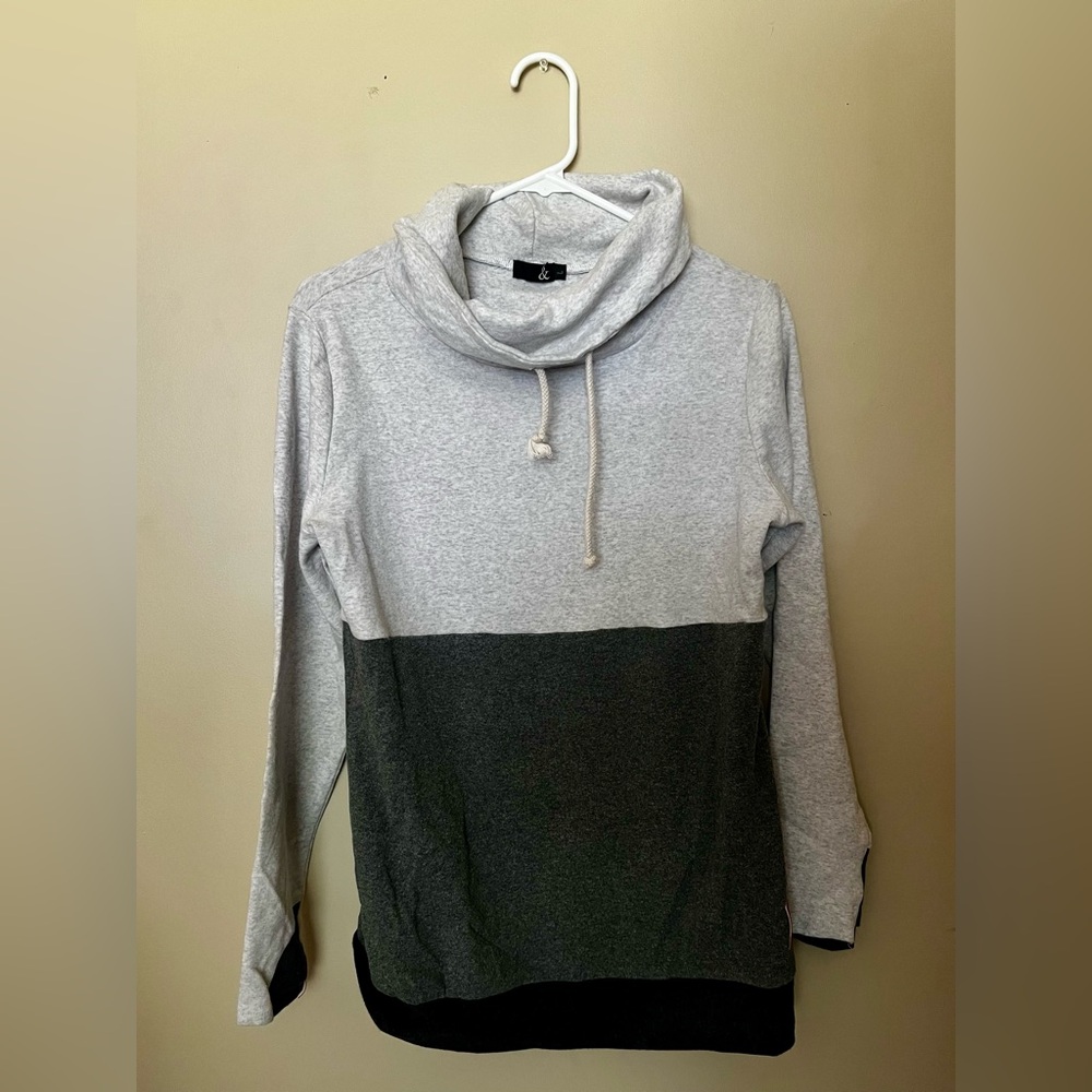 ampersand ave cowl neck hoodie